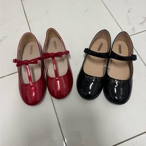 2 pairs girls Gymboree shoes